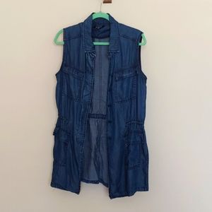 Buffalo David Bitton Chambray Utility Vest